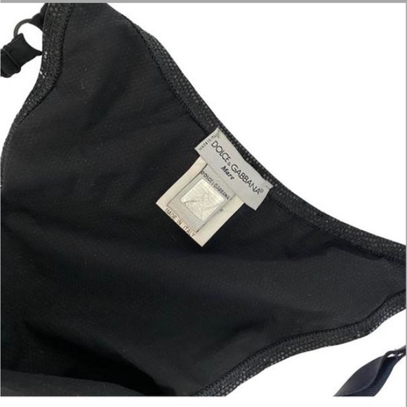 DOLCE & GABBANA HIGH SHINE CUT OUT SWIMSUIT - Picture 4 of 4